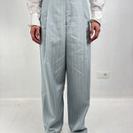 Pantalone con motivo a righe - Eleh SS260118 CELESTE ELEH 