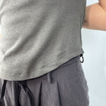 T-shirt fondo arrotondato - Eleh SS260143 GRIGIOFANGO ELEH 
