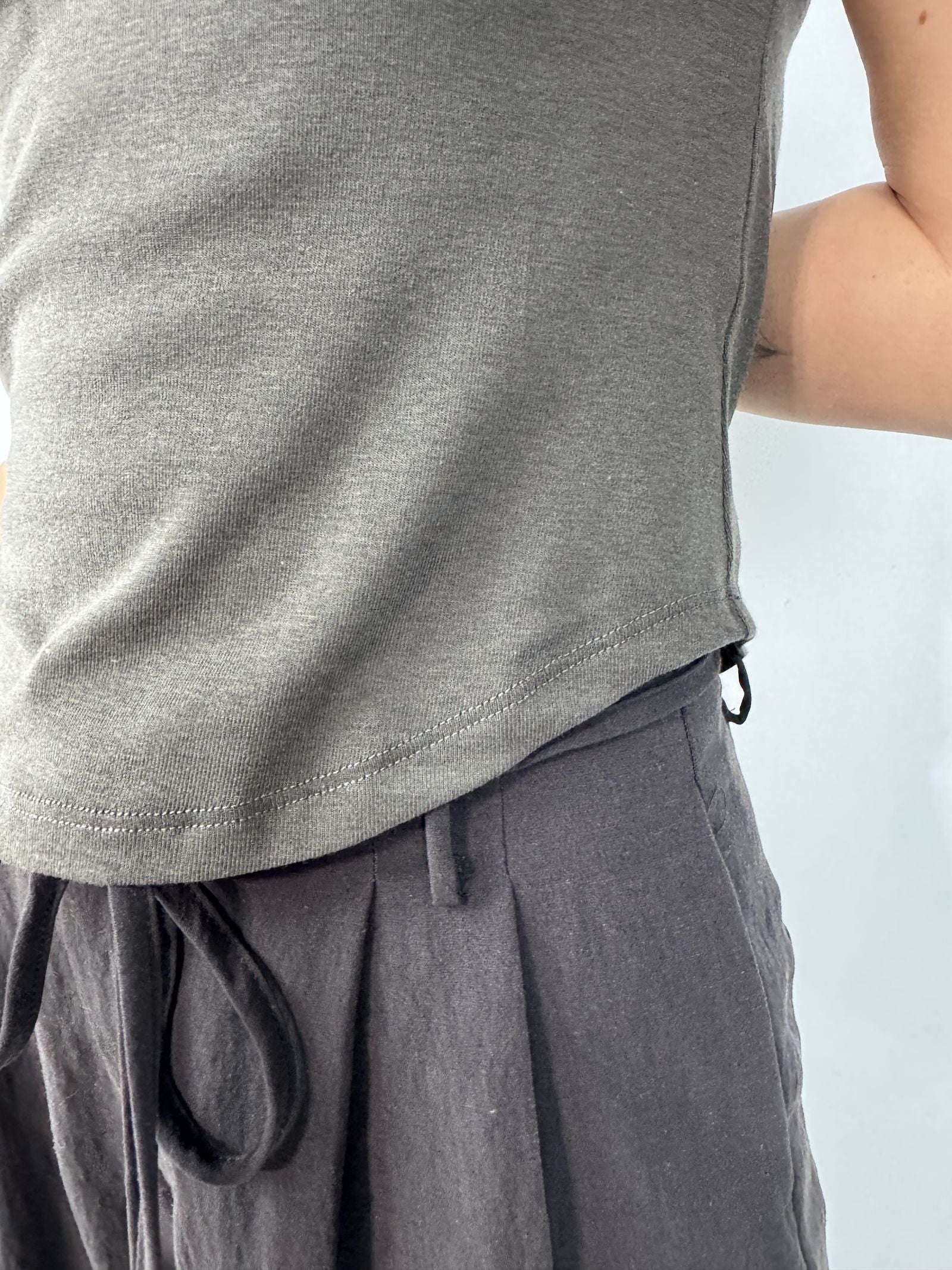 T-shirt fondo arrotondato - Eleh SS260143 GRIGIOFANGO ELEH 