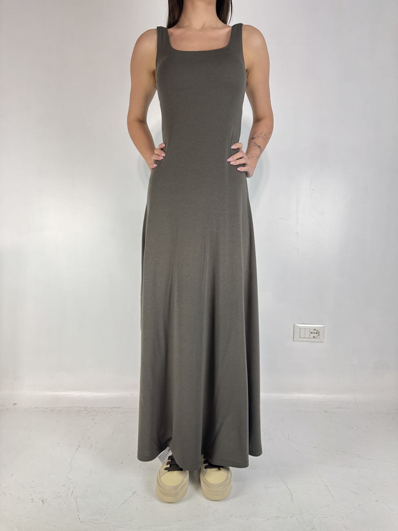 Abito in maglia jersey - Eleh SS260144 GRIGIOFANGO ELEH 