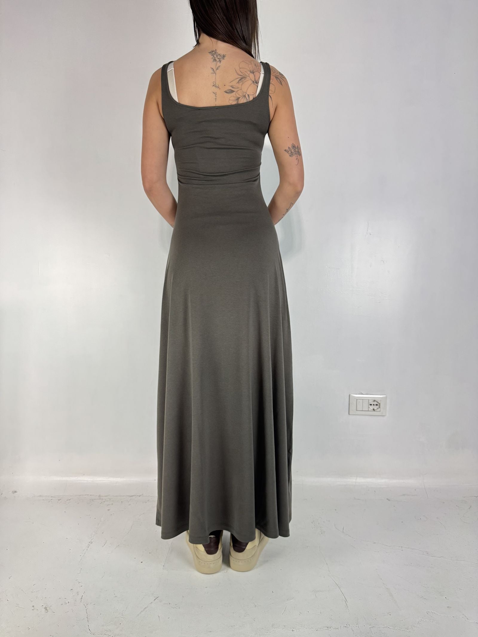 Abito in maglia jersey - Eleh SS260144 GRIGIOFANGO ELEH 