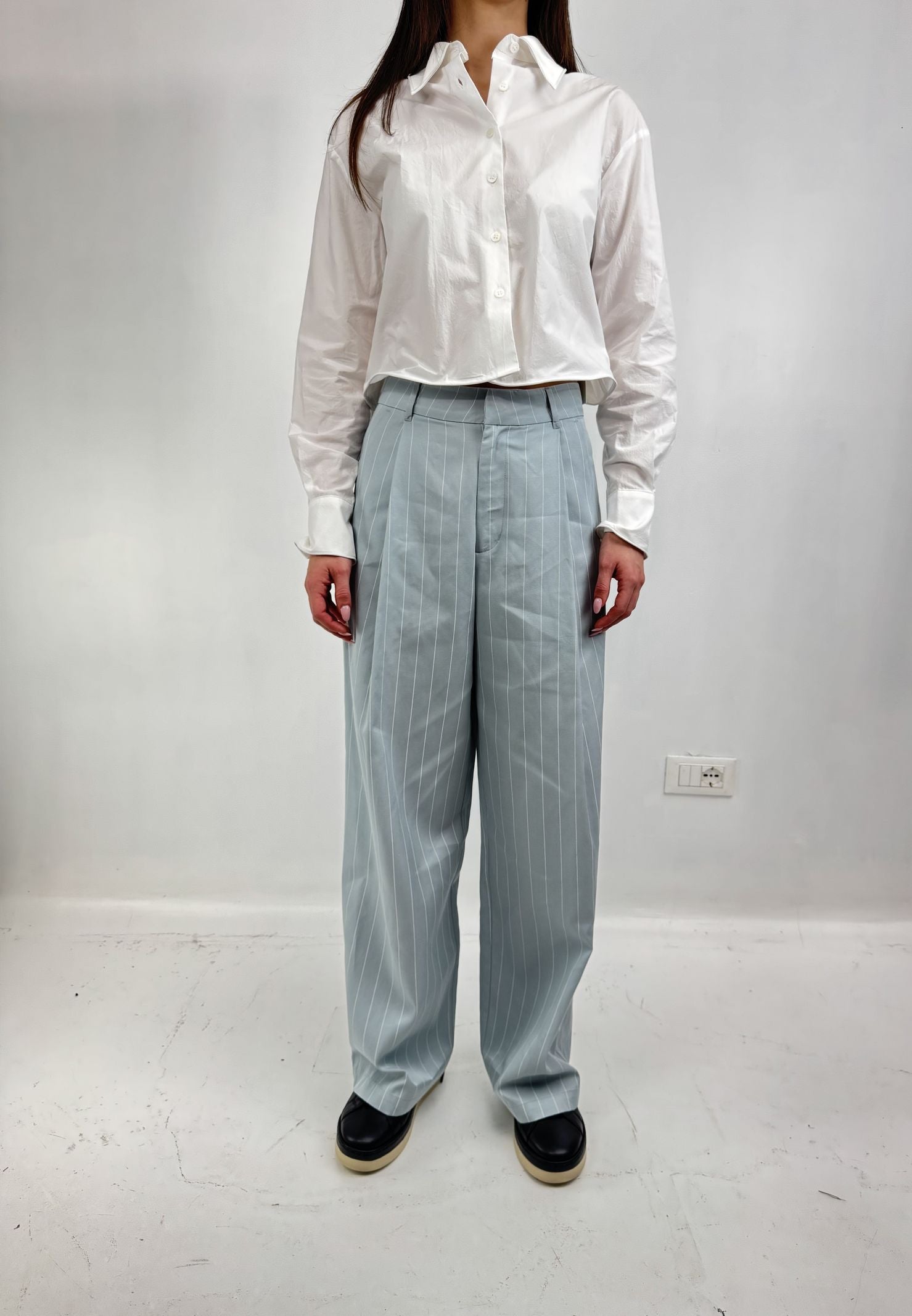 Camicia colletto a punta - Eleh SS260149 BIANCO ELEH 