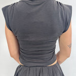 T-shirt arricciatura laterale - Eleh SS260173 MALVA ELEH 