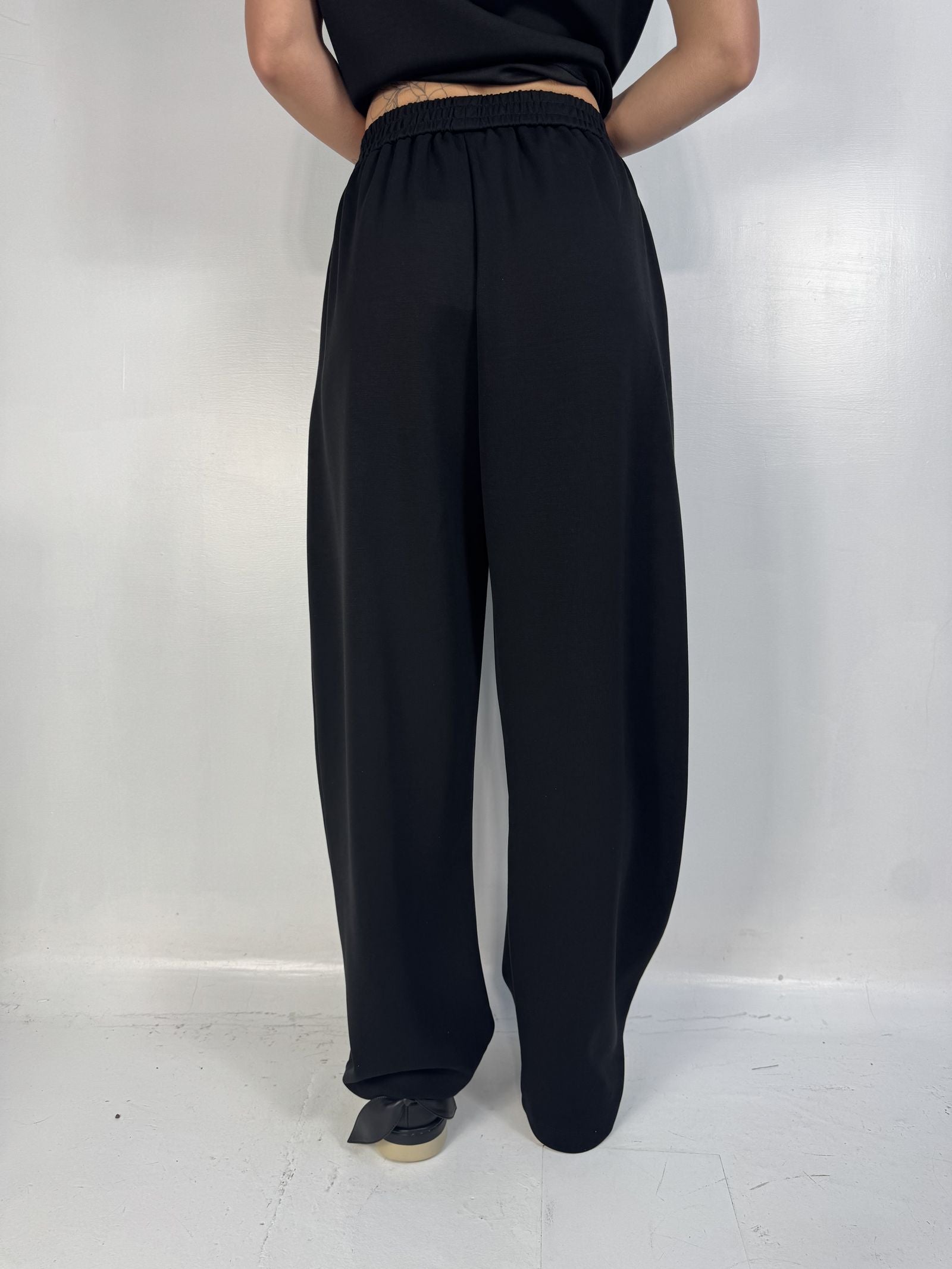 Pantalone gamba ampia - Eleh SS260185 NERO ELEH 