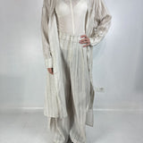Camicia lunga con motivo a righe - Eleh SS260273 ECRU ELEH 