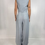 Pantalone con pieghe - Eleh SS260308 CELESTE ELEH 
