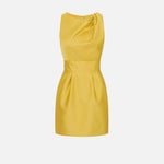 Abito in duchesse con dettagli - Elisabetta Franchi AB87561E2 EV4 ELISABETTA FRANCHI 