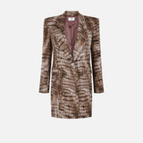 Abito stampa alligatore - Elisabetta Franchi AB92761E2 644 ELISABETTA FRANCHI 