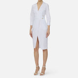 Abito in cotone stretch - Elisabetta Franchi AB95562E2 360 ELISABETTA FRANCHI 