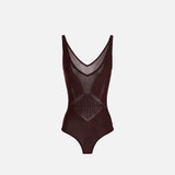 Body in maglia traforata - Elisabetta Franchi BK80W61E2 644 ELISABETTA FRANCHI 