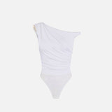 Body con spalla gioiello - Elisabetta Franchi BO01361E2 360 ELISABETTA FRANCHI 