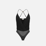 Body in georgette - Elisabetta Franchi BO01461E2 110 ELISABETTA FRANCHI 