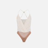 Body in georgette - Elisabetta Franchi BO01461E2 193 ELISABETTA FRANCHI 
