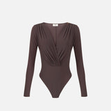 Body in georgette stretch - Elisabetta Franchi BO03162E2 EV9 ELISABETTA FRANCHI 