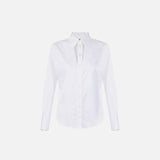 Camicia con cut-out e ricami - Elisabetta Franchi CA12861E2 100 ELISABETTA FRANCHI 