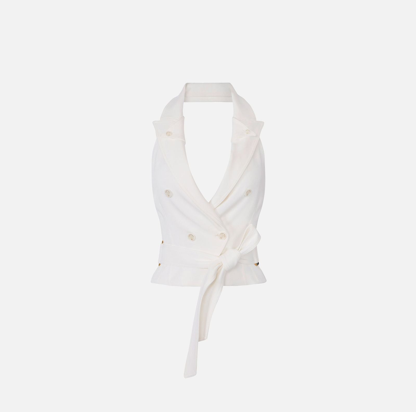Gilet con fusciacca - Elisabetta Franchi GL00561E2 360 ELISABETTA FRANCHI 