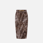 Gonna stampa alligatore - Elisabetta Franchi GO14961E2 644 ELISABETTA FRANCHI 