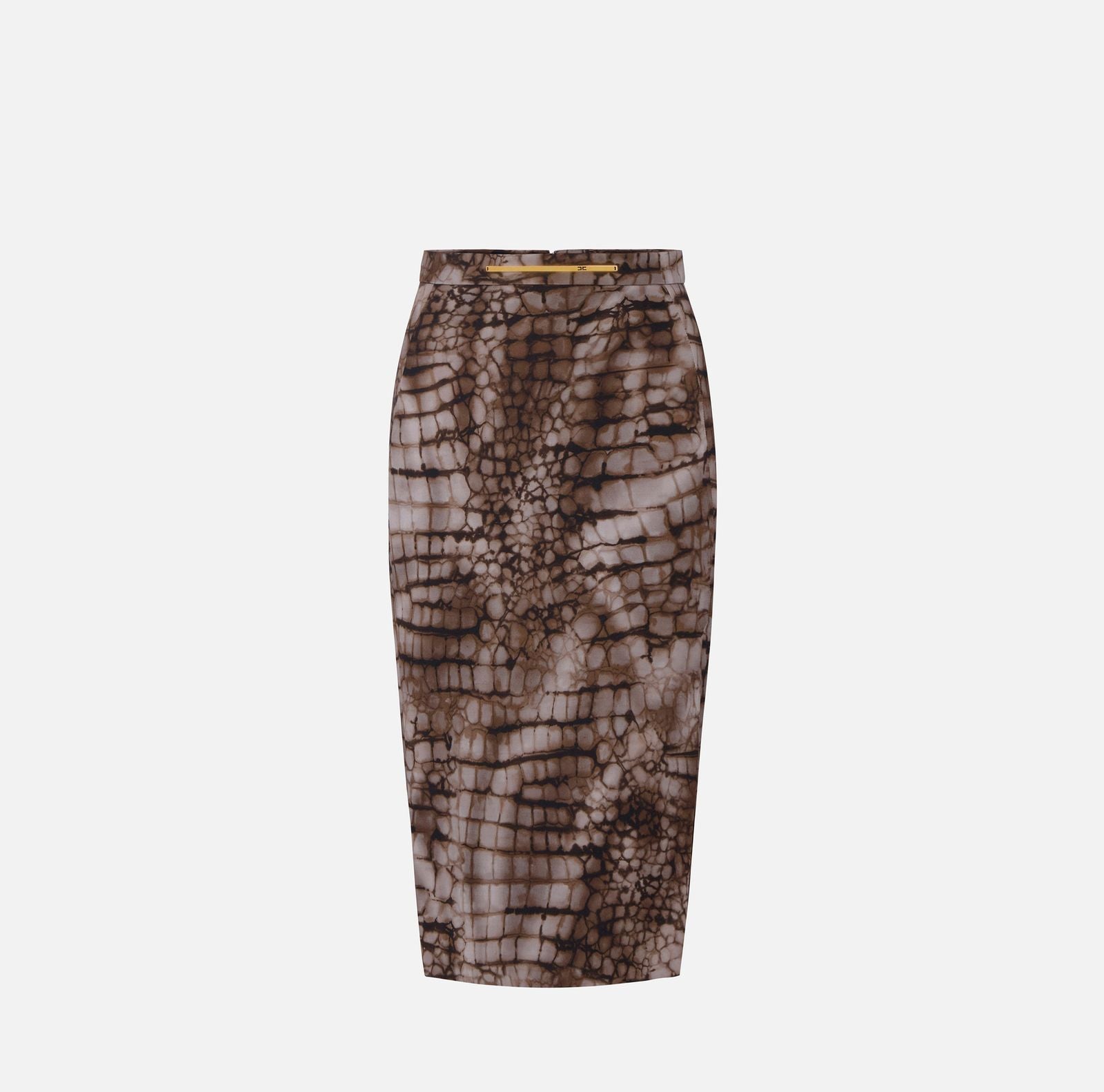 Gonna stampa alligatore - Elisabetta Franchi GO14961E2 644 ELISABETTA FRANCHI 