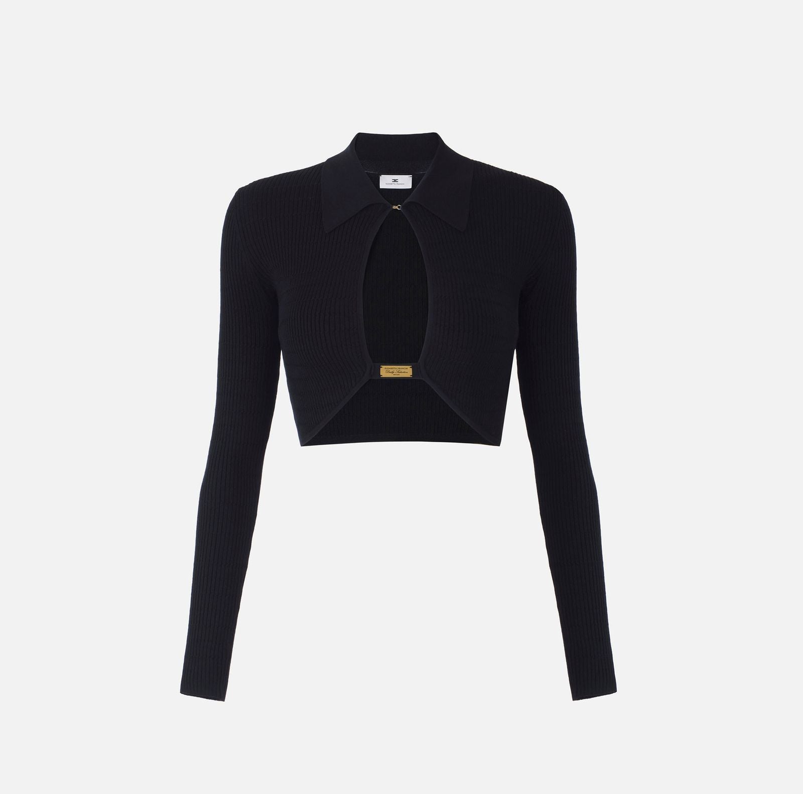 Top a micro trecce - Elisabetta Franchi MK85B61E2 110 ELISABETTA FRANCHI 