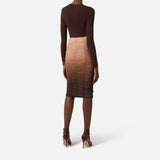 Cardigan con micro trecce - Elisabetta Franchi MK88B61E2 644 ELISABETTA FRANCHI 