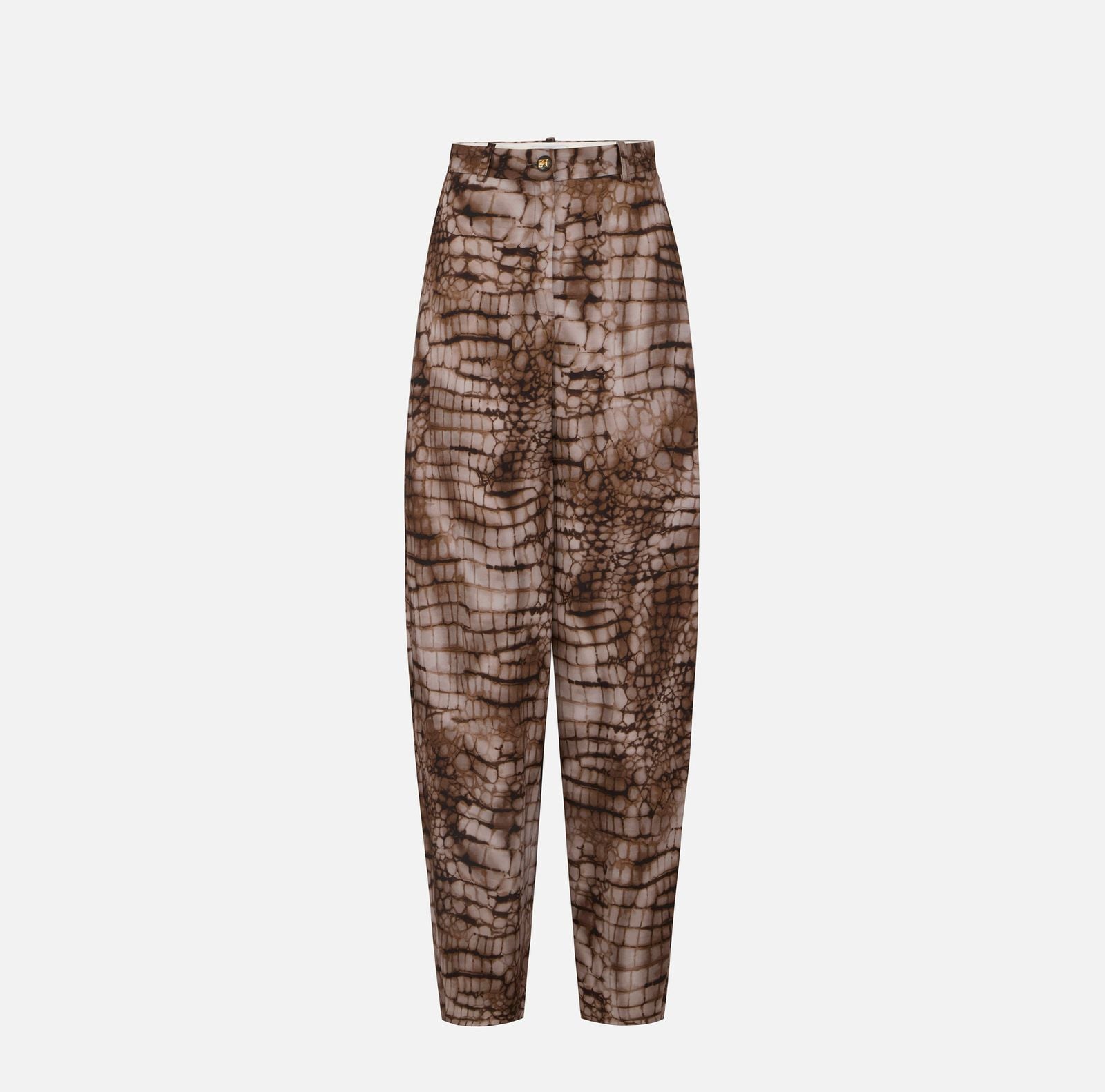 Pantalone stampa alligatore - Elisabetta Franchi PA16261E2 644 ELISABETTA FRANCHI 