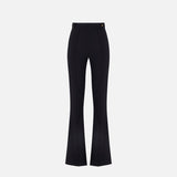 Pantalone in doppio crepe - Elisabetta Franchi PA16961E2 110 ELISABETTA FRANCHI 