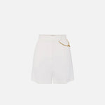 Shorts con charms - Elisabetta Franchi SH00561E2 360 ELISABETTA FRANCHI 