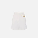 Shorts con charms - Elisabetta Franchi SH00561E2 360 ELISABETTA FRANCHI 