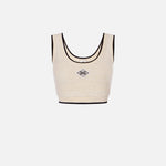 Top in ciniglia bouclè - Elisabetta Franchi TK64S61E2 E84 ELISABETTA FRANCHI 