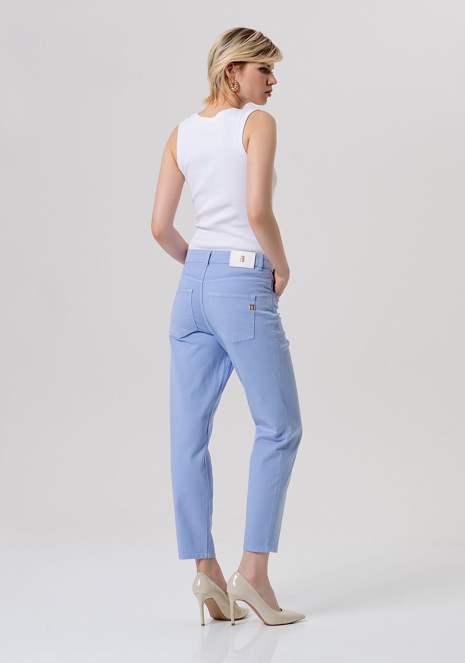 Pantalone carrot mom fit - Fracomina FP26SVD005W61501 175 FRACOMINA 