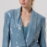 Giacca con paillettes - Fracomina FQ26SJ3002W498N6 C33 FRACOMINA 