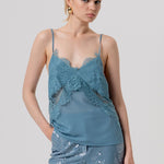 Top con inserto in pizzo - Fracomina FQ26ST2002W41201 C33 FRACOMINA 