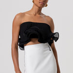 Top in georgette plissettata - Fracomina FQ26ST2010W412F9 053 FRACOMINA 