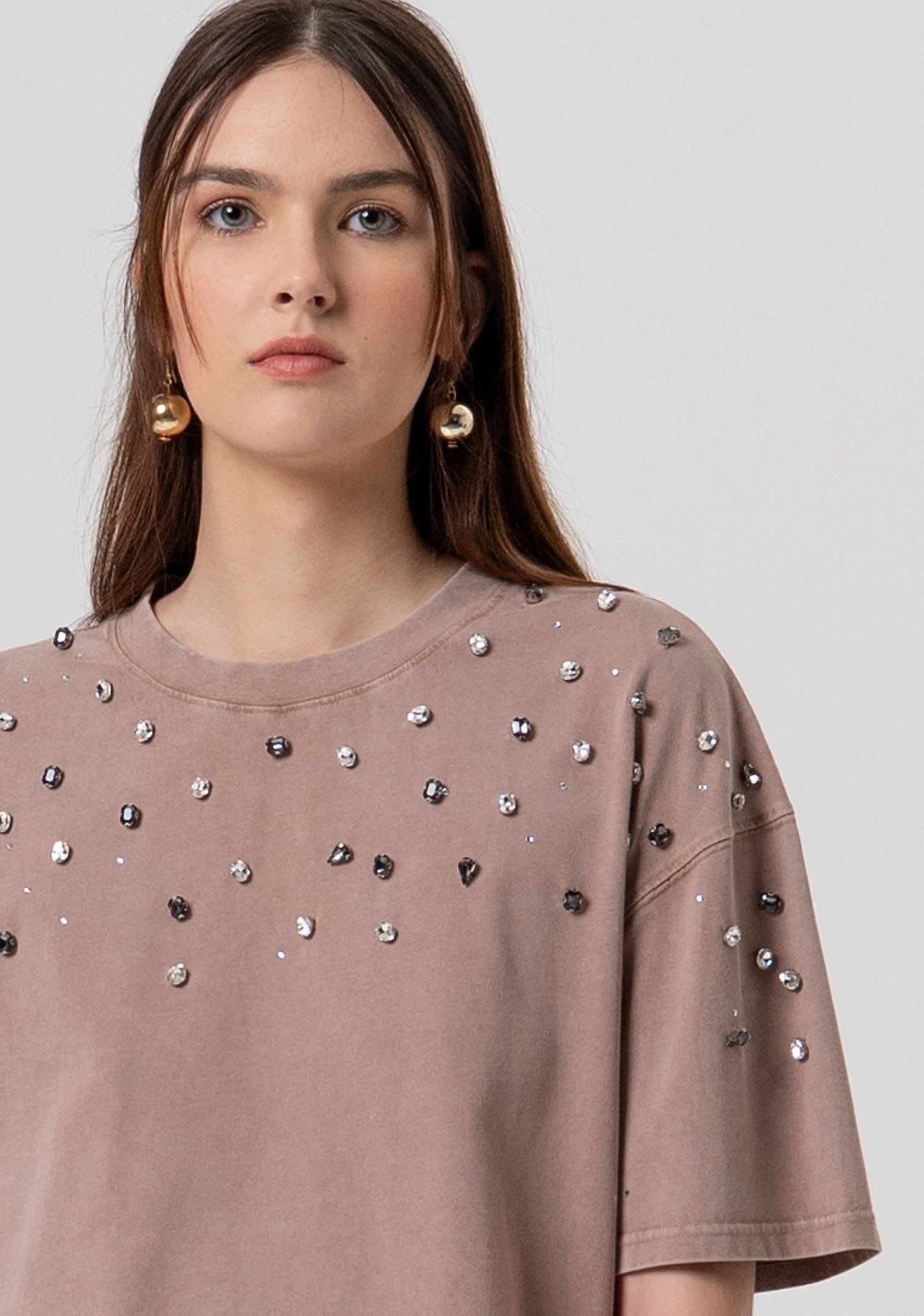 T-shirt over con gioielli - Fracomina FR26ST3049J40001 M31 FRACOMINA 
