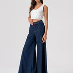 Jeans flare a palazzo - Fracomina FS26SV3017D40193 365 FRACOMINA 