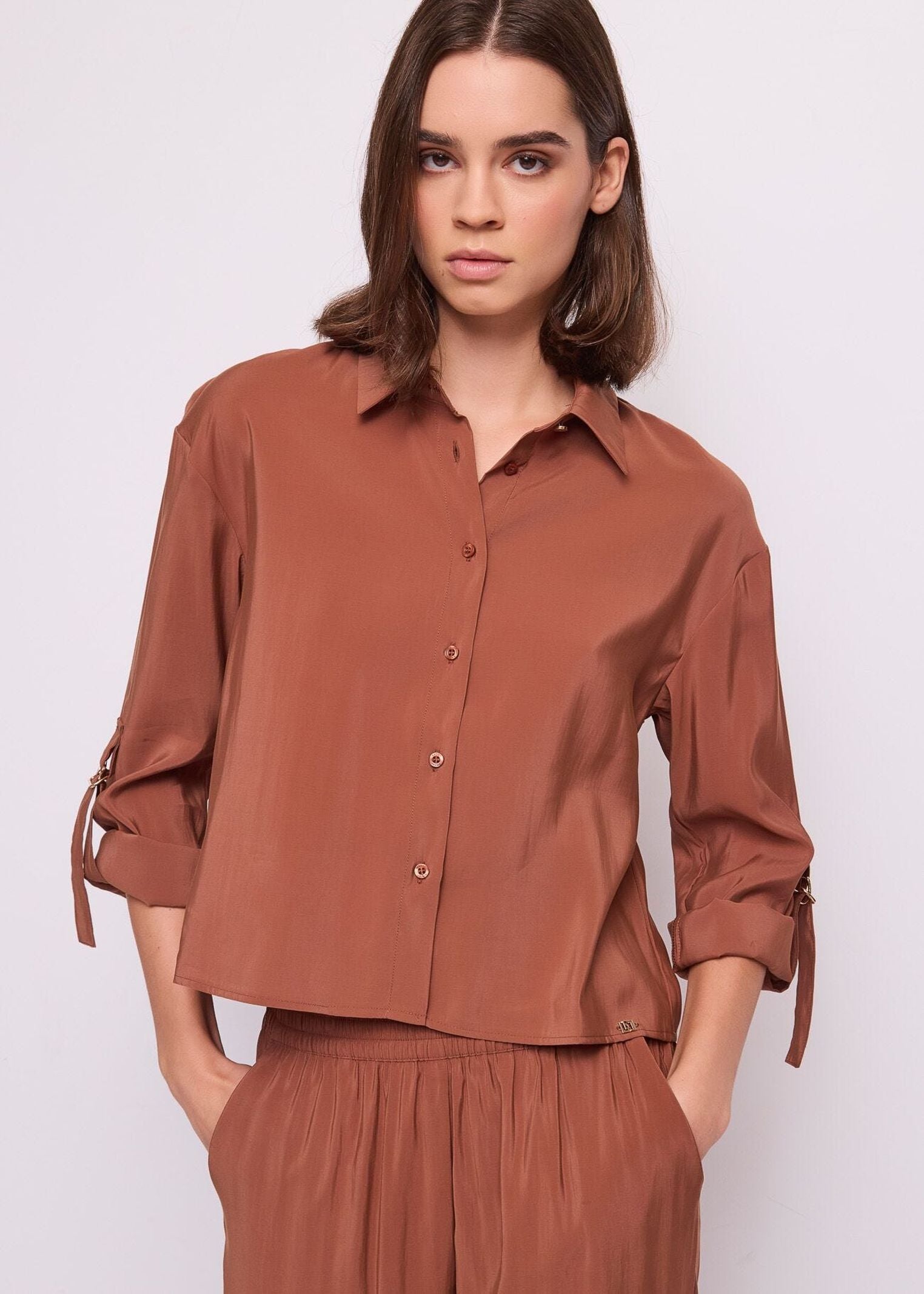 Camicia maniche con cinturini - Gaudi 611BD45004 2392 GAUDI' 