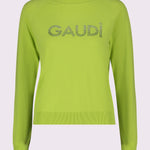 Maglia girocollo logo strass - Gaudi 611BD53013 4563 GAUDI' 