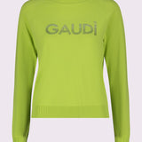 Maglia girocollo logo strass - Gaudi 611BD53013 4563 GAUDI' 