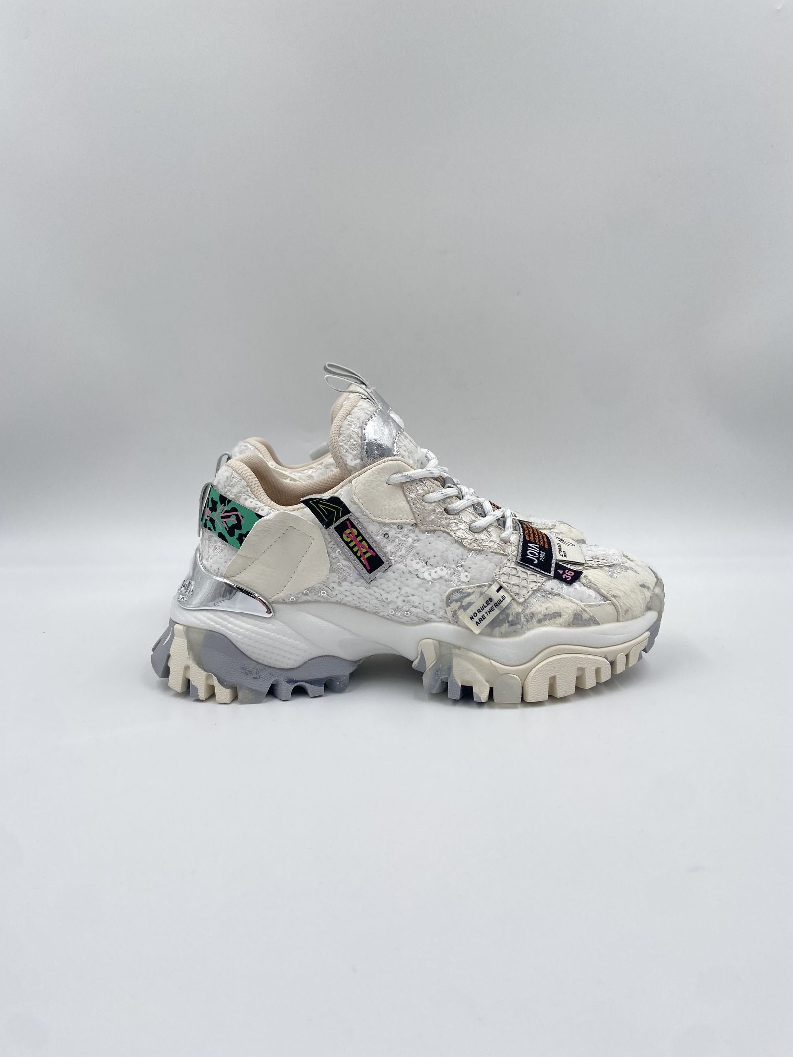 Sneakers argento bianco - Joia Paris Label 2001034 ARGENTO JOIAPARIS 