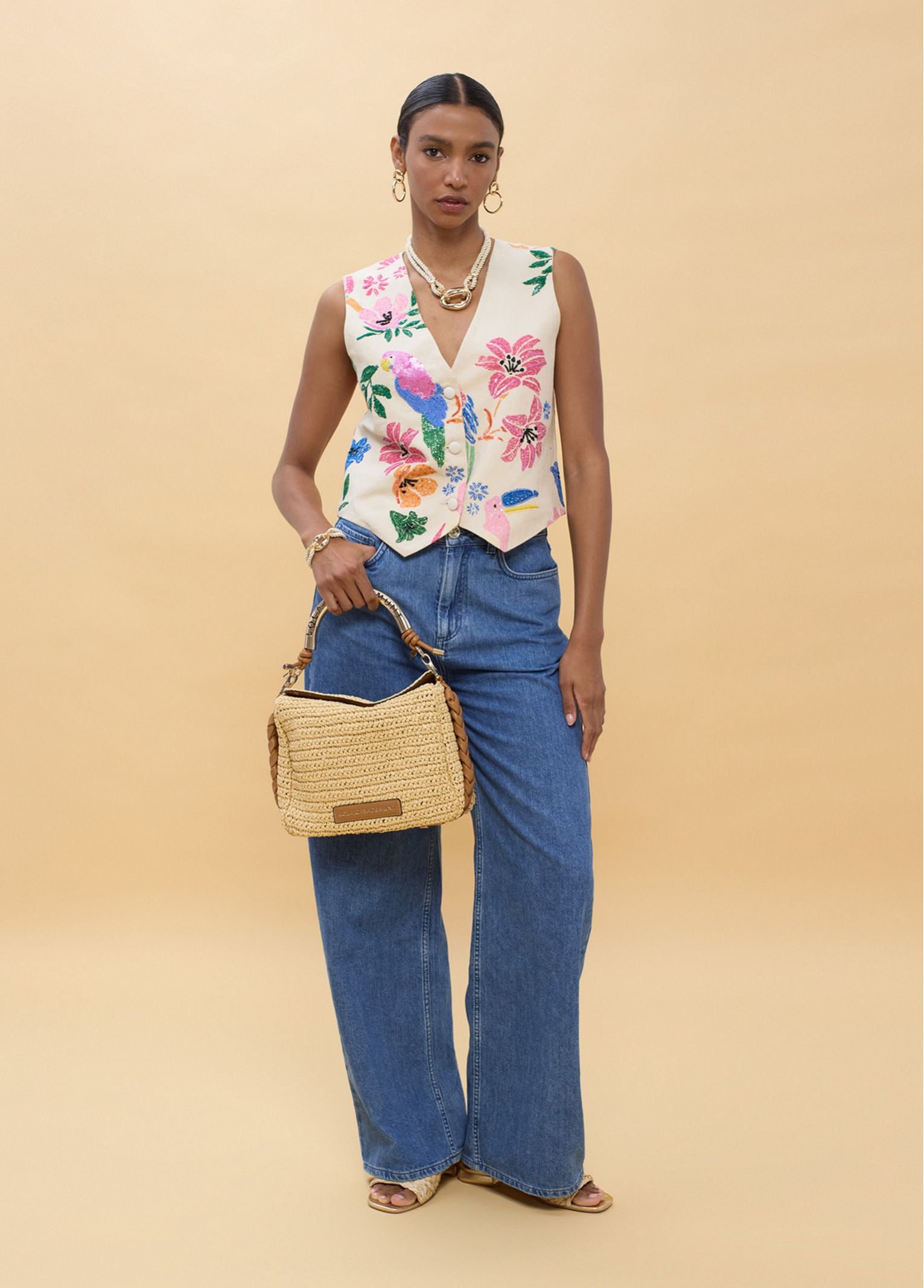 Gilet con perline - LolaCasademunt LS2602009 20Z LOLA 