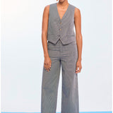 Pantalone in twill a righe - LolaCasademunt LS2614016 20N LOLA 