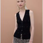 Top con bottoni gioiello - Maite MS2615063 00N MAITE 