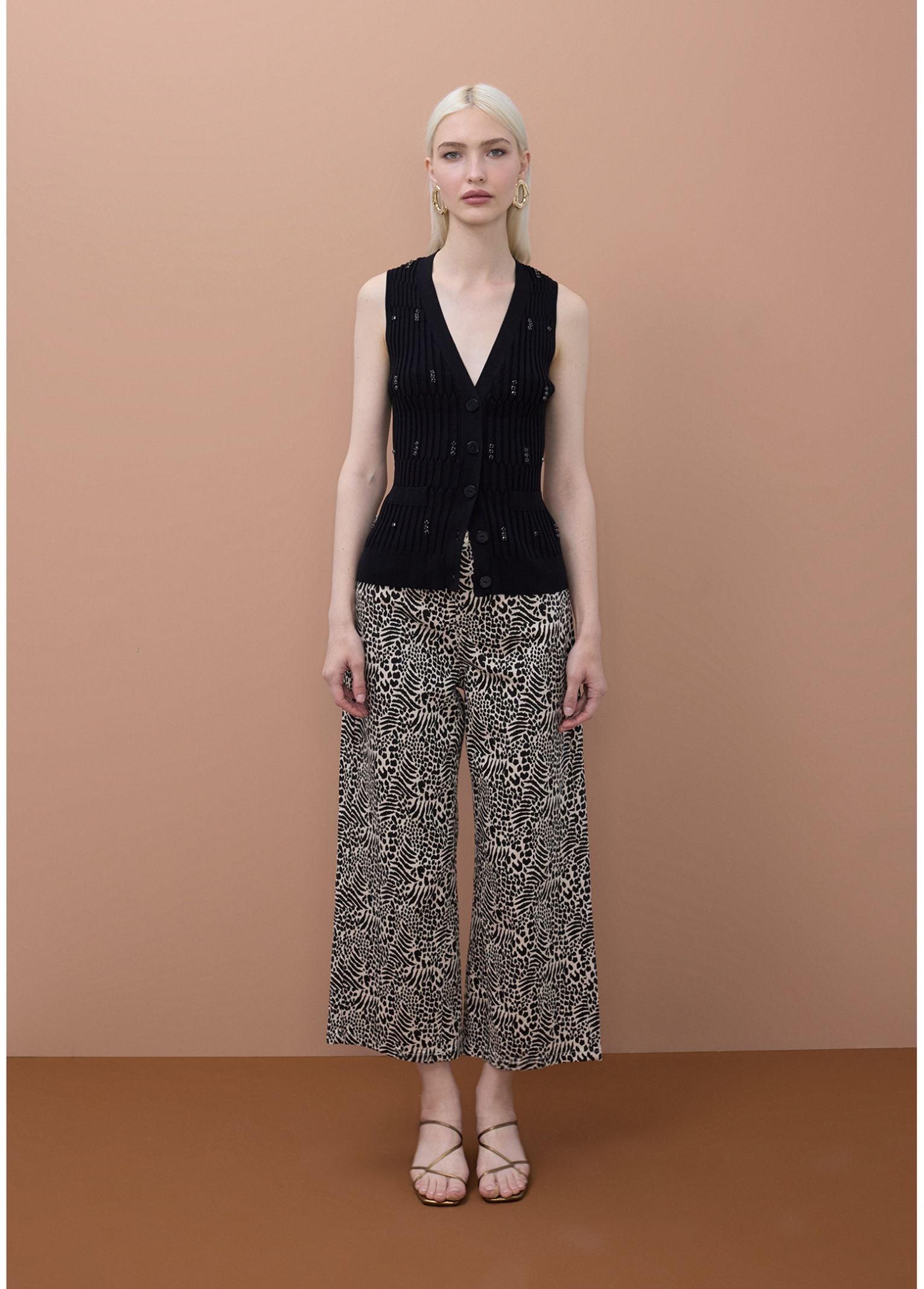 Top con bottoni gioiello - Maite MS2615063 00N MAITE 