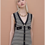 Abito in tricot a righe - Maite MS2616002 20N MAITE 