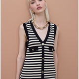 Abito in tricot a righe - Maite MS2616002 20N MAITE 