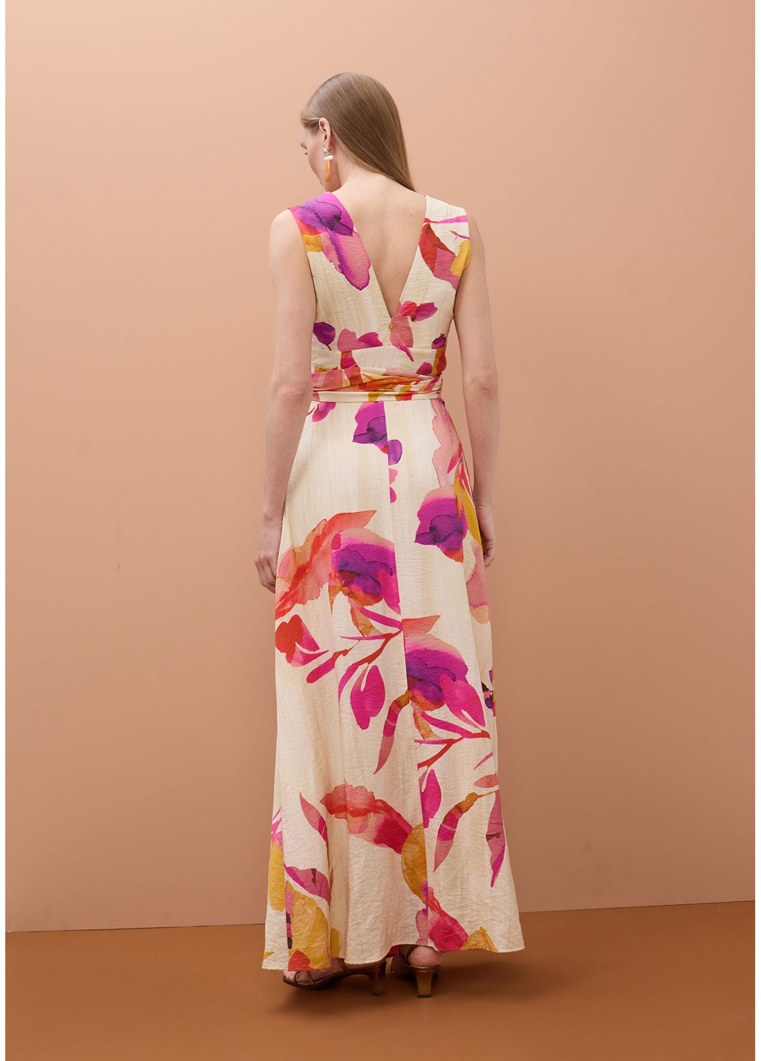 Abito con cintura e stampa floreale - Maite MS2616016 20Z MAITE 