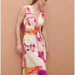 Abito con cintura e stampa floreale - Maite MS2616016 20Z MAITE 