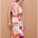 Abito con cintura e stampa floreale - Maite MS2616016 20Z MAITE 