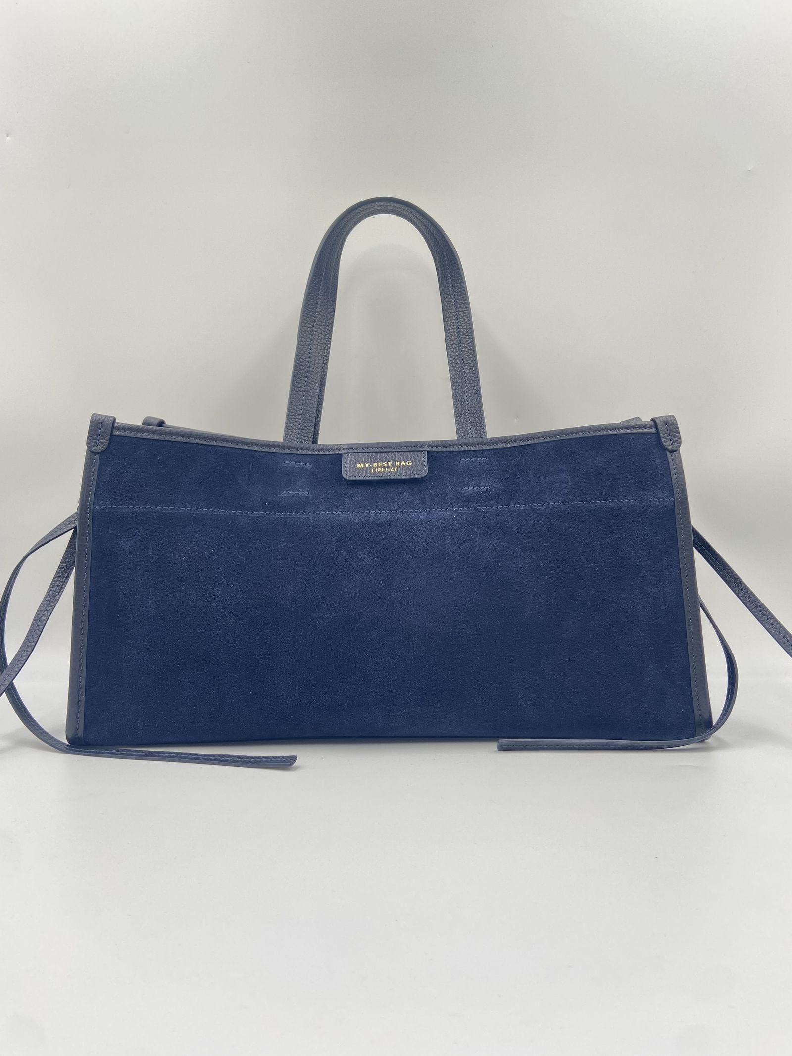 Borsa Diva scamosciata - My Best Bag S1MYB2034 BLUNAVY MY BEST BAG 