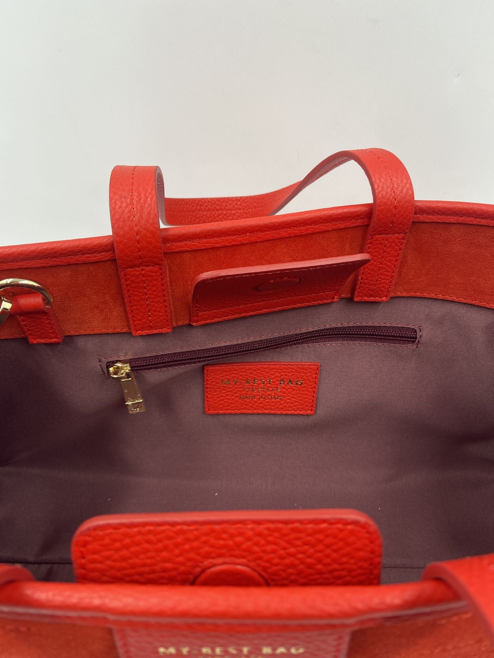 Borsa Diva scamosciata - My Best Bag S1MYB2034 SCARLETRED MY BEST BAG 